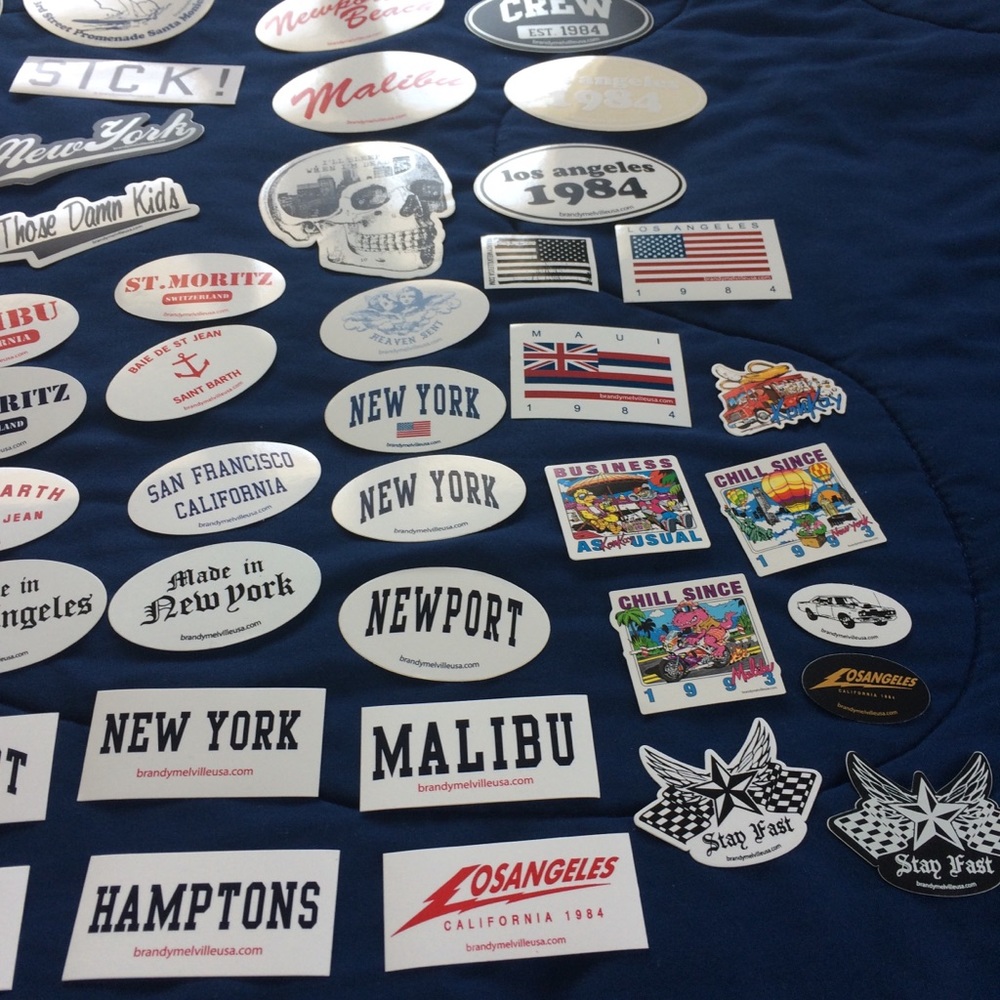 10 Brandy Melville Stickers - Picture 3 of 5
